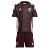 Echipament fotbal Mexic Tricou Acasa Copa America 2024 pentru copii maneca scurta (+ Pantaloni scurti)